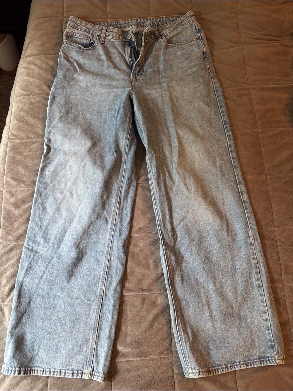 Old Navy Light Blue Relaxed Wide-Leg Jeans